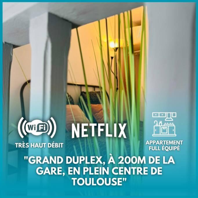 Duplex - Centre - Gare Matabiau Appartement Toulouse Buitenkant foto